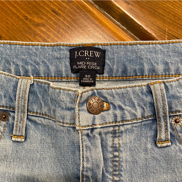 J.Crew Factory flare crop jean - Picture 6 of 8